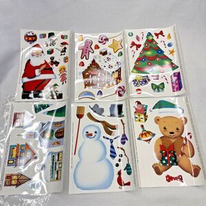 1996 Creative Horizons Window Clings - NIB - Set of 6 different designs